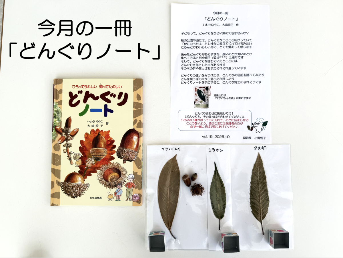 今月の一冊「どんぐりノート」